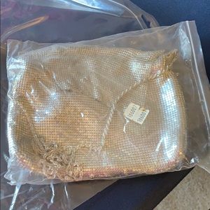Silver chainmail purse antique purse sparkle
